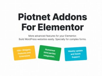 Piotnet Addons For Elementor Pro Nulled