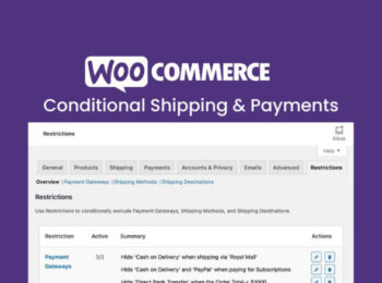 Woo Conditional Shipping and Payments Nulled