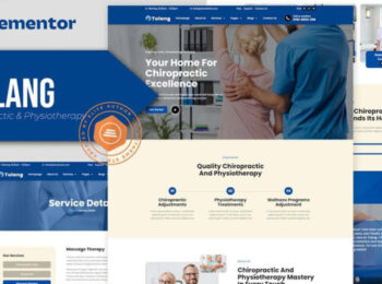 Tulang - Chiropractic & Physiotherapy Elementor Pro Template Kit Nulled