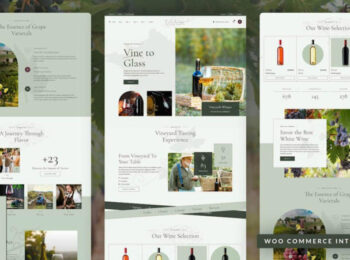 Vintneri - Wine Shop & Winery Elementor Pro Template Kit Nulled